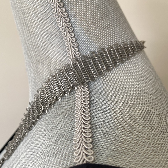 Unique Chainmail Victorian Whimsigoth Crystal Beaded Necklace - Picture 4 of 9